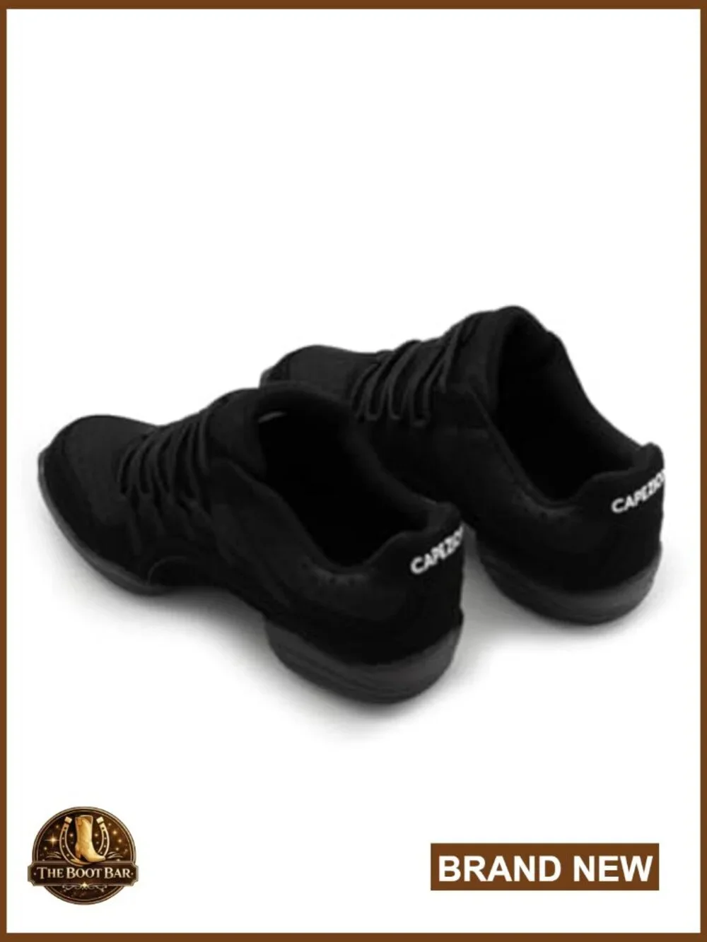 Split-Sole Dance Sneakers with Ventilated Arch and Lace-Up Closure